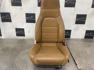 1990-1997 Mazda Miata Tan Beige Leather Passenger Seat Assembly Has Wear  Foto 1 de 4