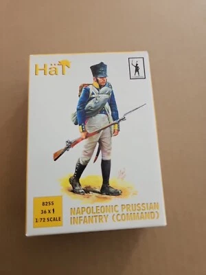 ШЛЯПА 1/72 масштаб 1/72 наполеоновский прусский пехоты команды фигурки набор 8255 новый! - Изображение 1 из 3