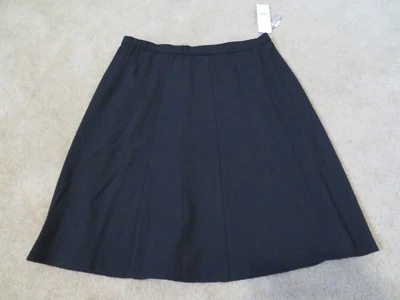 Новые женские NY коллекции эластичной Macy's черный искусственного плиссированные линия юбка размер 12 - Изображение 1 из 4