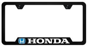 Honda (Blue Fill) Polycarbonate Notched License Plate Frame Official Licensed - Picture 1 of 1