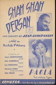 JEAN CONSTANTIN partition musicale PAOLA - Picture 1 of 1