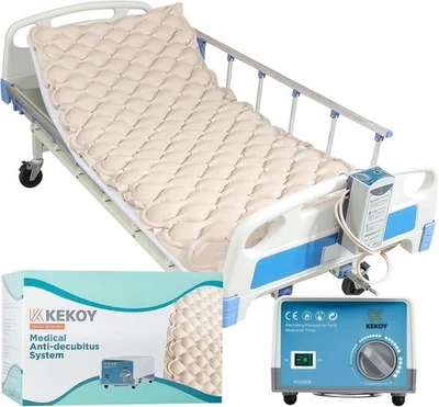 KEKOY ALTERNATING AIR PRESSURE MATTRESS BED SORE PREVENTION HOSPITAL HOME USE BEST NEW