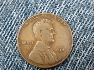 Error Lincoln Cent Last Number Missing in 1940s Wheat Penny - Picture 1 of 3