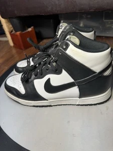 Size 8.5 - Nike Dunk High Black White Panda DD1399-105 Mens Sneakers - Picture 1 of 6