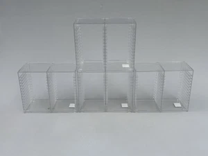 Vintage 1993 U.S. Acrylic Inc Clear CD Storage Rack 30 Disc Holders EUC Set of 4 - Picture 1 of 13