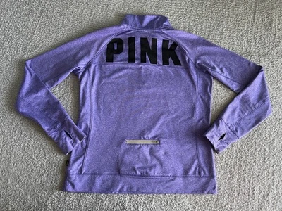 Pullover Victoria’s Secret ROSA para mujer talla grande púrpura elástico bolsillo entrenamiento Foto 1 de 4
