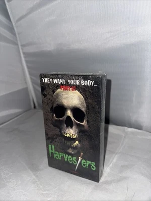 (SEALED) HARVESTERS THEY WANT YOUR BODY PARTS VHS SOV SLASHER HORROR ACTION - Image 1 of 4