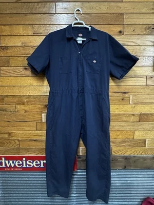 Vtg Dickies Jumpsuit Coveralls Mechanic Work Lot Of 3 Size Xl Short Short Sleeve - Image 1 of 4