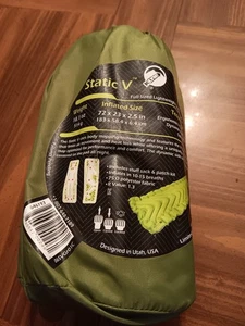 Klymit Static V Inflating Sleeping Pad Never Used Camping Hiking (25-1426) - Picture 1 of 2
