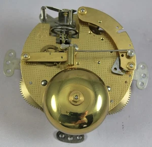 Mecanismo de reloj de cuerda de campana única vintage FHS Alemania 130-070 sin probar - Imagen 1 de 9