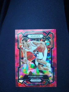 2024 Panini Prizm Draft Picks - Stephen Curry #77 Red Ice Prizm - Foto 1 di 2