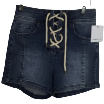 Pantalones Cortos O'Neill Mujer Marina Jean Denim Lavado Oscuro Azul Hierba Lavado Talla 27 Nuevos con Etiquetas Foto 1 de 4