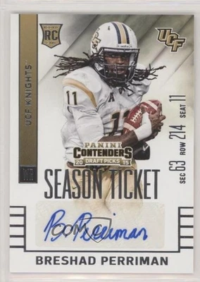 2015 Panini Contenders Draft Picks Breshad Perriman (SEC 63) #117 Rookie Auto RC - Image 1 of 2