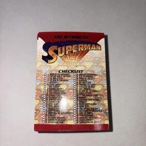 The Return Of Superman Complete Bade Set #1 - #100 Trading Cards - SkyBox 1993 - Bild 1 von 4