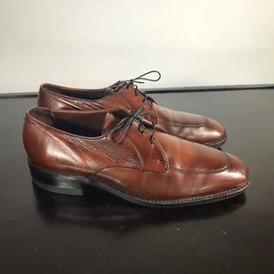 FREEMAN Free-Flex Oxfords Apron Toe, Mens 9 Medium Comb Leather. Nice! - Picture 1 of 8