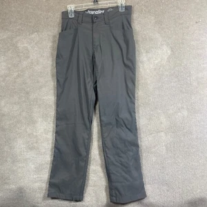 Wrangler Outdoor Pants Mens 30X30 Grey Fleece Lined Performance Stretch Hiking - Picture 1 of 15