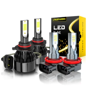 Para For Chevy Traverse 2009 2010 2011 2012 6000 k LED faros luces bombillas kit - Imagen 1 de 14