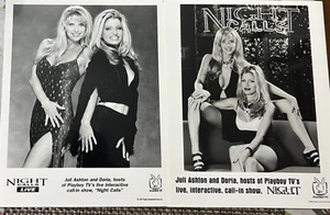 ADULT STAR /MODEL JULI ASHTON AND DORIA PLAYBOY'S NIGHT CALLS PROMO 2 PHOTO LOT - Picture 1 of 1