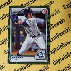 Julio Rodríguez 2020 Bowman #BP-19 Prospects camuflaje variación radiocontrol/tarjeta de novato - Imagen 1 de 2