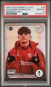 PSA 10 Rookie 2022-23 Topps Stadium Club Chrome Garnacho RC Members Only #49 - Picture 1 of 2