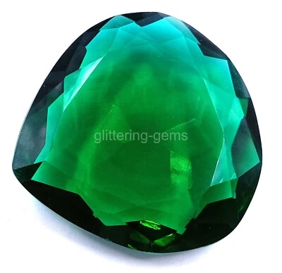 183.35 Ct Green Moldavite Lad Created Pear Cut IGL Certified Loose Gemstone 5AIO - Image 1 of 4