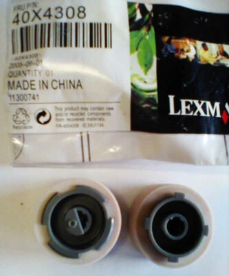 Lexmark 40X4308 2x Einzugsrolle Pickup Rolle T630 T632 T634 T640 T642 T644 T650 - Bild 1 von 2