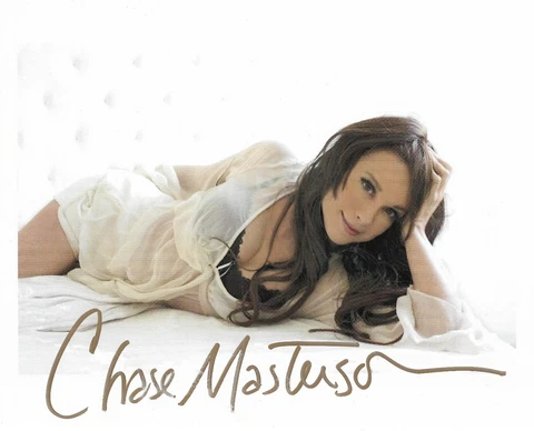 Chase Masterson STAR TREK DS9 genuine Signed Autograph 10x8 COA 26488 Cover