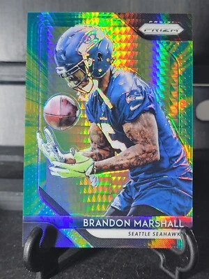 2018 Panini Prizm Prizms Hyper #23 Brandon Marshall /275 - Image 1 of 4