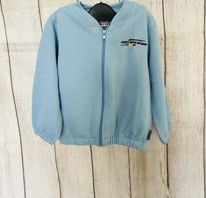 Carter’s Watch The Wear Toddlers Kids Light Blue Full Zip Fleece Sweatshirt 4T - Picture 1 of 10