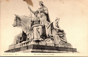 Postal Albert Memorial Europe F.G.O. Stuart 870 Inglaterra Vintage - Imagen 1 de 2