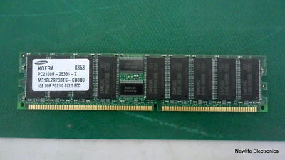 Samsung M312L2920BTS-CB0Q0 1GB PC-2100 DDR SDRAM Server Memory - Image 1 of 3