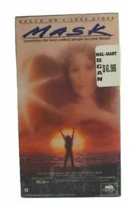 MASK VHS video tape FACTORY SEALED Universal stamp watermark walmart sticker - Foto 1 di 11