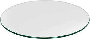 24" round Glass Table Top - Tempered- 3/8" Thick - Pencil Polished Glass - Picture 1 of 7
