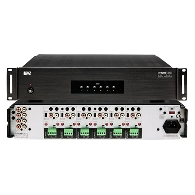 6 Zone Multi Zone Amplifier 80W, Class D On/Off Buttons, Whole Home Audio - Image 1 of 4