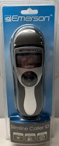 Téléphone de bureau/mur Emerson Slimline Caller ID EM-2516 noir argent EM2516BK - Photo 1/6