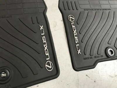 LEXUS LX570 ALL WEATHER FLOOR MATS 2013 THRU 2021 PT206-60120-20 - Image 1 of 2