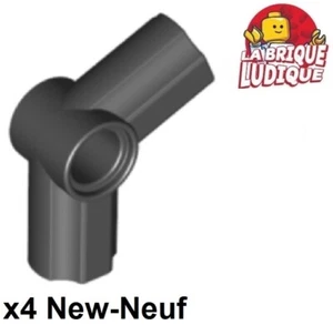 Lego Technic 4X Axle Pin Connector Angle 112.5° #5 Black 32015 New - Picture 1 of 1