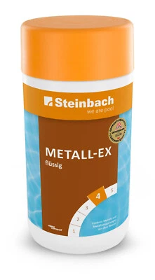 Steinbach Metall Ex flüssig 1 L / Wasserpflegemittel Beckenreiniger Poolpflege