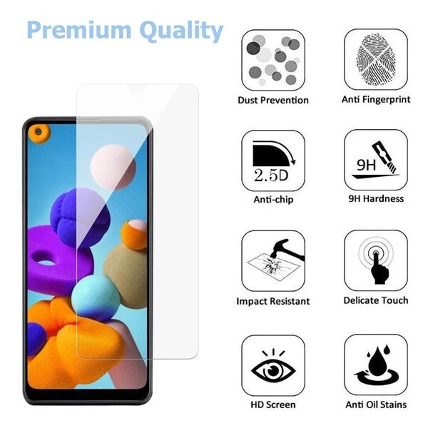 For Nokia C5 Endi Tempered Glass Screen Protector Shockproof Premium Guard Clear - Image 1 of 4