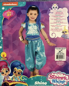 Disfraz Shimmer and Shine Talla Infantil Extra Pequeña Talla 2-4 Años, Nuevo, B1D22 - Imagen 1 de 20