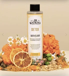 J.R. Watkins Detox Bath Elixir Turmeric & Citron NEW 6 Fl Oz One Per Order - Picture 1 of 5