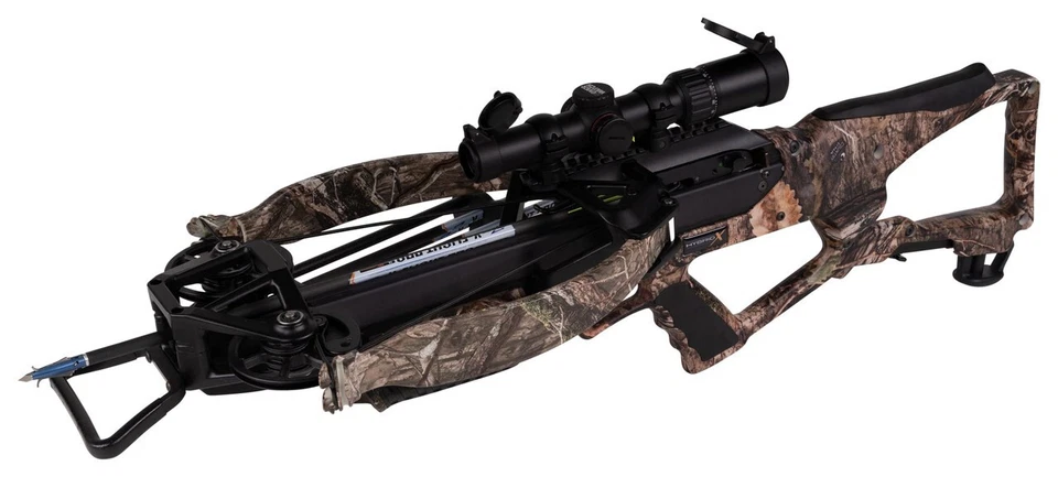 EXCALIBUR Hybrid X Mossy Oak DNA Crossbow w/ Overwatch Scope Soft Case E16323