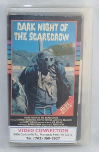 DARK NIGHT OF THE SCARECROW 1981 KEY VIDEO VHS RETRO HORROR - RARE - Picture 1 of 3