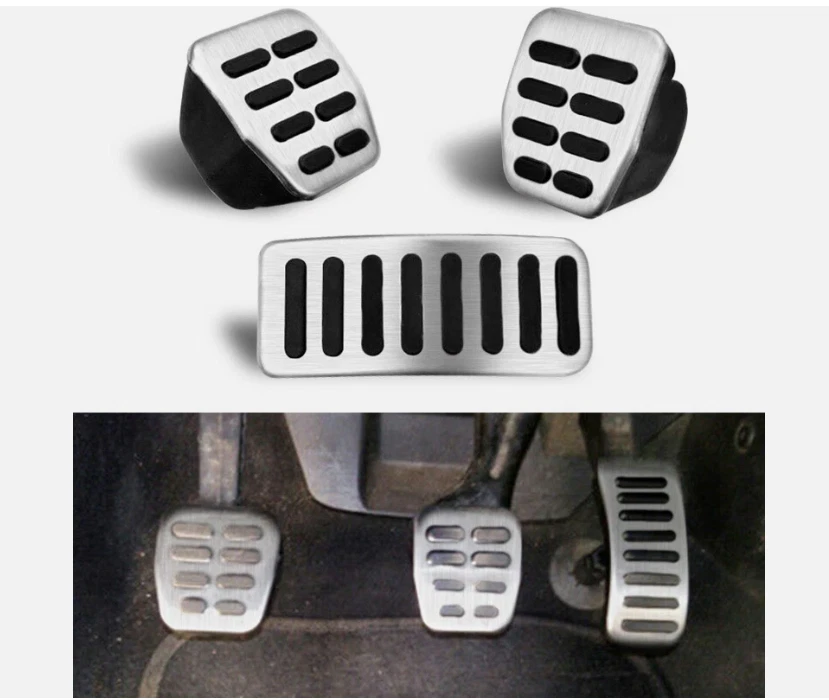 Cubierta de pedal MT embrague freno de gas para VW Beetle Jetta MK3 Polo 6R 9N/9N3 6N2 Foto 1 de 4