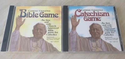 📀 Catholic Challenge Bible Game & Catechism Game (2 PC CD-ROMs, 1996, Divinity) - Image 1 of 3