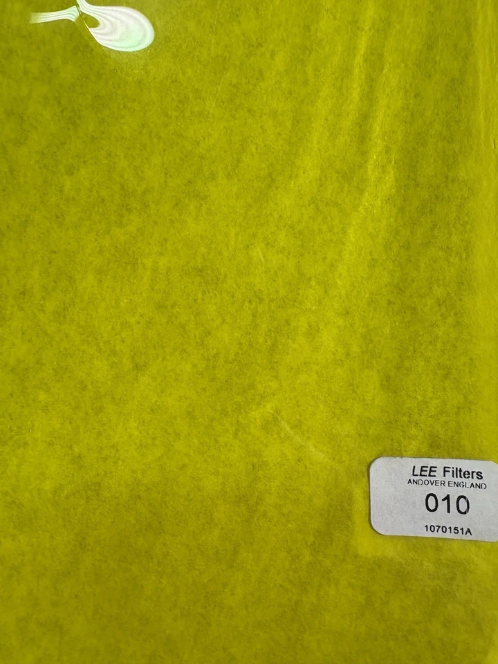 Lee Filters 010 Medium Yellow Lighting Gel Sheet - Image 1 of 1