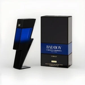 Bad Boy Cobalt Elixir By Carolina Herrera 3.4oz Edp Spray For Men New In Box - Picture 1 of 4