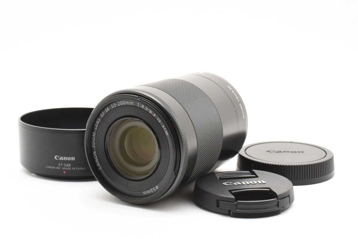 Preços baixos em Canon EF-M lentes de câmera de 55-200mm | eBay