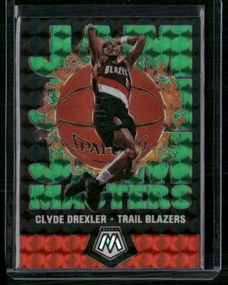 2019-20 Panini Mosaic #4 Clyde Drexler Jam Masters Green - Image 1 of 2