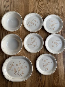 Corelle China Blossom Platter, Serving Bowls, Salad Plates,  8 Pieces - Picture 1 of 10